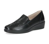 CAPRICE Comfort Mocassini da Donna in Pelle Larghezza H, Nero (Black Rep.Comb), 41 EU