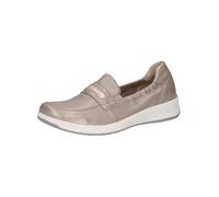CAPRICE Comfort slip-on da donna in pelle comodi, Grigio (Stone Per.Deer), 38 EU
