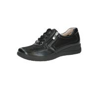 Caprice Comfort Sneaker da Donna Bassi con Cerniera a Taglio Basso, Nero (Black Comb), 40 EU