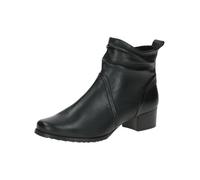 CAPRICE Comfort Stivaletti da donna in pelle larghezza H, Nero (Black Nappa), 40 EU