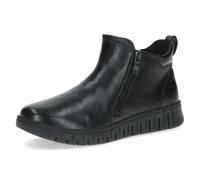 CAPRICE Comfort Stivaletti da donna in pelle larghezza H, Nero (Black Nappa), 41 EU