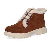 CAPRICE Comfort Stivaletti da donna stringati foderati, Marrone (Cognac Suede), 41 EU