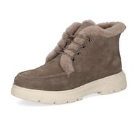 CAPRICE Comfort Stivaletti da donna stringati foderati, Marrone (Dk Taupe Suede), 37 EU