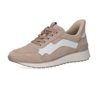 CAPRICE Damen 9-23710-44, Scarpe da Ginnastica Donna, Crema Suede, 42 EU