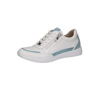 CAPRICE Damen 9-23721-44, Scarpe da Ginnastica Donna, White/Lt.Blue, 41 EU
