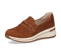 CAPRICE Damen 9-24201-45, Mocassino Donna, Cognac Suede, 40 EU Larga