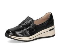 CAPRICE Damen 9-24201-45, Mocassino Donna, Nero Naplak, 37 EU Larga