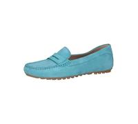 CAPRICE Damen 9-24651-42, Mocassino Donna, Blu Scamosciato, 36 EU