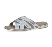 CAPRICE Damen 9-27101-44, Pantofole Piatte Donna, Silver Metal, 40 EU