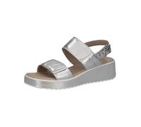 CAPRICE Damen 9-28307-44, Sandali Bassi Donna, Silver, 37 EU