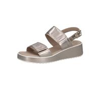 CAPRICE Damen 9-28307-44, Sandali Bassi Donna, Taupe Metallic, 37 EU