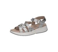 CAPRICE Damen 9-28705-44, Sandali Bassi Donna, Silver Metal, 39 EU