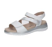CAPRICE Damen 9-28716-44, Sandali Donna, White/Silver, 37 EU