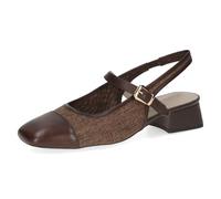 CAPRICE décolleté da Donna con Tacco, Marrone (Dk Brown Comb), 37 EU