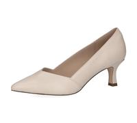 CAPRICE Décolleté da Donna a Punta in Pelle, Crema (Cream Perlato), 41 EU