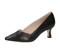 CAPRICE Décolleté da Donna a Punta in Pelle, Nero (Black Nappa), 38 EU
