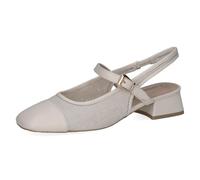 CAPRICE décolleté da Donna con Tacco, Giallo (Vanilla/OFFWH.), 38 EU