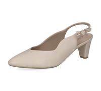 Caprice décolleté da Donna in Pelle, Beige (Cream Perlato), 36 EU
