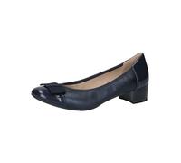 Caprice Décolleté da Donna in Vernice con Tacco a Blocco, Blu (Navy Comb), 37,5 EU