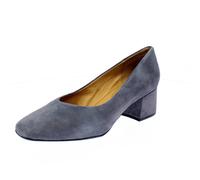 Caprice Decolletè In Pelle Con Tacco Largo Grigio - Taglia 36 [23.2cm] Scarpe