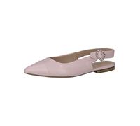 CAPRICE Décolleté Slingback da Donna in Pelle a Punta, Rosa (Lt.Purple Perl), 38,5 EU