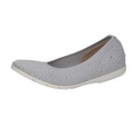 CAPRICE Donna 9-22107-42, Ballerine, Lt Grey Knit, 38 EU