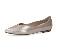 CAPRICE Donna 9-22110-42, Ballerine, Tortora Metallizzato, 36 EU