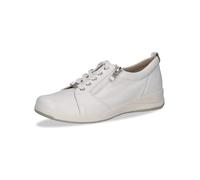 CAPRICE Donna 9-23752-42, Scarpe da Ginnastica, White Lea Uni, 39 EU Larga