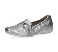 CAPRICE Donna 9-24650-42, Mocassino, Silver Metal, 37 EU