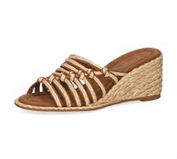 CAPRICE Donna 9-27201-42, Sandali con Zeppa, Bast, 39 EU