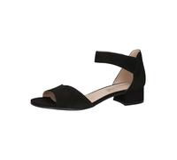 CAPRICE Donna 9-28212-42, Sandali con tacco Donna, Black Suede, 37 EU
