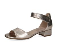 CAPRICE Donna 9-28212-42, Sandali con tacco Donna, PLATIN METAL, 42 EU