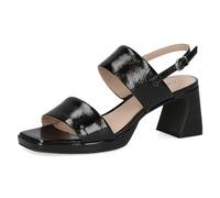 CAPRICE Donna 9-28314-42, Sandali con Tacco, Black Patent, 37 EU