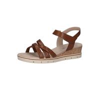 CAPRICE Donna 9-28709-42, Sandali con Zeppa, Nappa Cognac, 36 EU