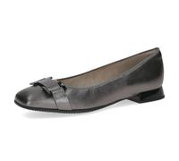 Caprice Donna Ballerina IN Pelle Con Trapezabsatz E Karrèe Pizzo 9-22101-45