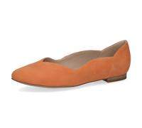 CAPRICE Donna Ballerine in Pelle Eleganti, Arancione (Orange Suede), 36 EU