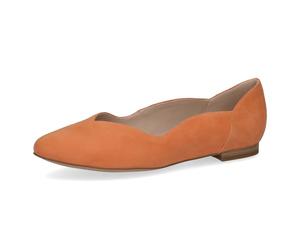 CAPRICE Donna Ballerine in Pelle Eleganti, Arancione (Orange Suede), 36 EU