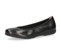 CAPRICE Donna Ballerine in Pelle Piatte, Nero (Black Nappa), 38 EU