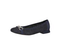 CAPRICE Donna Ballerine Rafia Eleganti, Blu (Ocean Comb), 36 EU