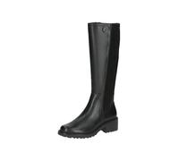 CAPRICE Donna Long Boot Heel 9-25604-43, Stivali ad Altezza Ginocchio, Pettine Nero, 40 EU