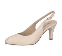 CAPRICE Donne Slingpumps 9-29606-42 G, Nappa Bianca, 36 EU