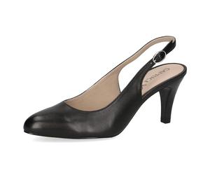 CAPRICE Donne Slingpumps 9-29606-42 G, Nappa Nera, 36 EU