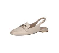 Caprice Loafer da Donna in Pelle Elegante, Crema Perlato, 38 EU