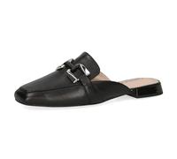 CAPRICE Loafer da donna senza tacco in pelle Eleganti, Nero (Black Nappa), 37 EU