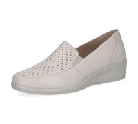 CAPRICE Mocassino da Donna Pelle, Bianco (Offwhite Nappa), 41 EU