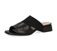 CAPRICE Mules da donna con tacco a blocco con plantare, Nero (Black Comb), 37 EU