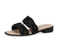 CAPRICE Mules da Donna Glitter Eleganti, Nero (Black Suede), 39 EU