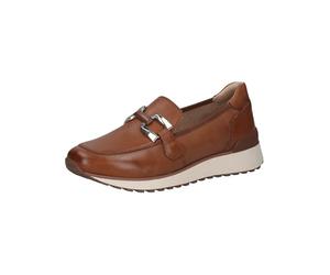 CAPRICE Pantofole da Donna 9-24700-43, Mocassino Basso, Nappa Cognac, 36 EU