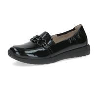 Caprice Pantofole da Donna in Pelle comode, Nero Naplak, 40 EU