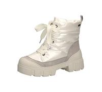 CAPRICE Prodotto Vegano, Stivaletti Piatti con Lacci, Fodera Calda Donna, Carrara Comb, 37.5 EU